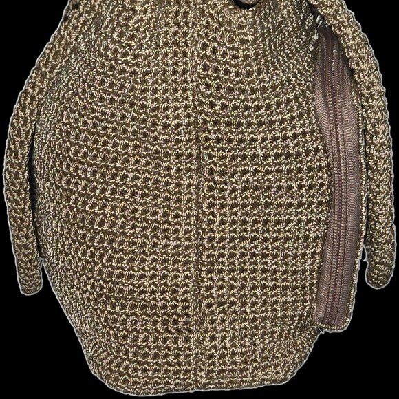 Vintage-style Studio 1010 woven crochet bag - Picture 5 of 6